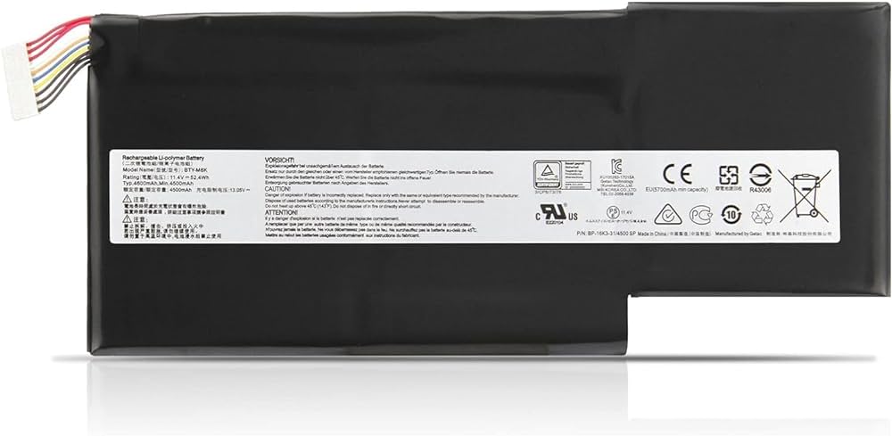 MSI BTY-M6K BATTERY