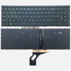 HP 15-DK GREEN BACKLIT KEYBOARD