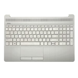 HP 15-DW SILVER PALMREST WITH KB